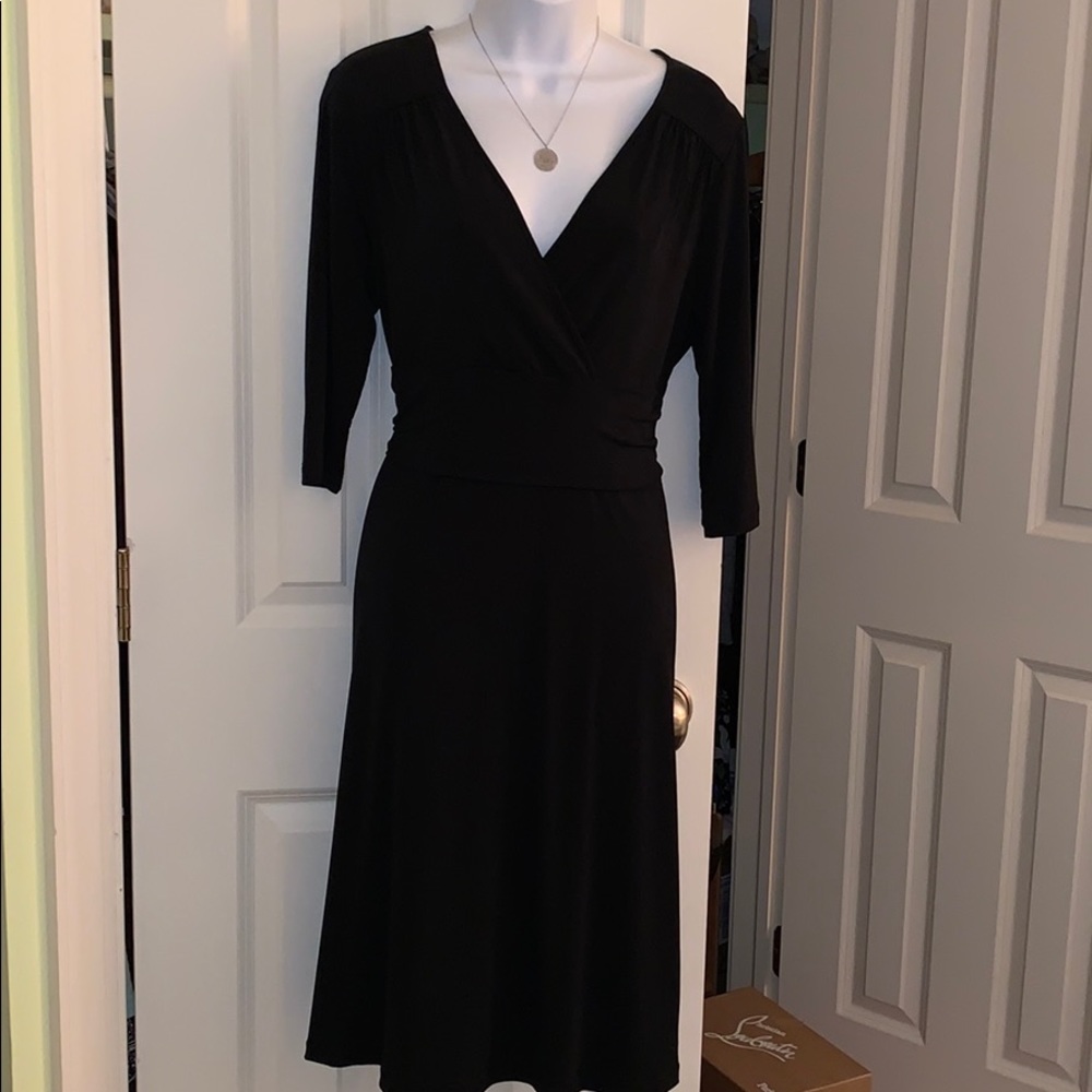 Black Wrap Dress